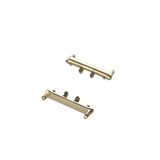 PSR aksesuar (5038) Gold Metal Kordon Dönüştürücü-Gold Galaxy Fit 3 ile uyumlu