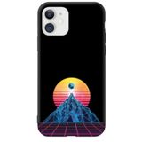 PSR aksesuar (5177) siyah Kılıf Eski Tarz Grit Siyah Renkli Silikon Telefon Kılıfı Re6 Iphone 11 ile uyumlu