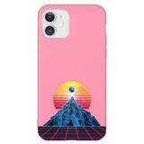 PSR aksesuar (5179) pembe Kılıf Eski Tarz Grit Pembe Renkli Silikon Telefon Kılıfı Re6 Iphone 11 ile uyumlu