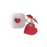 PSR aksesuar (5226) Kırmızı Kalpli Kulaklık Kılıfı-1 Samsung Galaxy Buds 2 - Buds Pro - Buds Live - Buds 2 Pro ile uyumlu