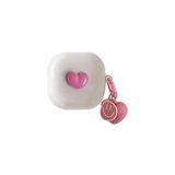 PSR aksesuar (5227) Pembe Kalpli Kulaklık Kılıfı-1 Samsung Galaxy Buds 2 - Buds Pro - Buds Live - Buds 2 Pro ile uyumlu