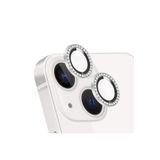 PSR aksesuar (5517) Gümüş Swarovski Taşlı Kamera Koruyucu Lens Iphone 14 ile uyumlu