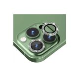 PSR aksesuar (5518) Yeşil Taşlı Kamera Koruyucu Lens Iphone 14 ile uyumlu