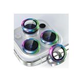 PSR aksesuar (5787) Renkli Kamera Lens Koruyucu, Çiziğe ve Darbeye Dayanıklı Koruyucu iPhone 15 Pro ile uyumlu
