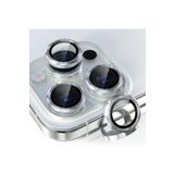 PSR aksesuar (5789) Beyaz Titanyum Kamera Lens Koruyucu, Çiziğe ve Darbeye Dayanıklı Koruyucu iPhone 15 Pro ile uyumlu