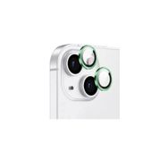 PSR aksesuar (6137) Yeşil Uygulama Aparatlı Safir Kamera Lens Koruyucu iPhone 15 Plus ile uyumlu