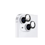 PSR aksesuar (6139) Siyah Uygulama Aparatlı Safir Kamera Lens Koruyucu iPhone 15 Plus ile uyumlu