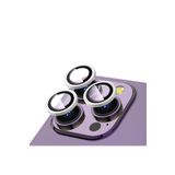 PSR aksesuar (6144) Gümüş Uygulama Aparatlı Safir Kamera Lens Koruyucu iPhone 15 Pro Max ile uyumlu
