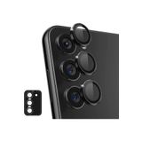 PSR aksesuar (6159) SİYAH 4 Parça Kamera Lens Koruyucu Cam Kamera Koruma Samsung Galaxy A24 / A34 / A14 / ile uyumlu