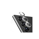 PSR aksesuar (6188) GÜMÜŞ Metal Temperli Cam Lens Koruyucu Samsung Galaxy A15 ile uyumlu