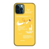 PSR aksesuar (884) Sarı Sarı Telefon Kılıfı iPhone 12 Pro ile uyumlu