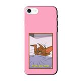 PSR aksesuar (8930) Pembe Pembe Telefon Kılıfı iPhone 8 ile uyumlu