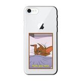 PSR aksesuar (8932) Şeffaf Şeffaf Telefon Kılıfı iPhone 8 ile uyumlu