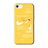 PSR aksesuar (9029) Sarı Sarı Telefon Kılıfı iPhone 8 ile uyumlu