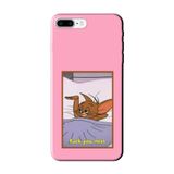 PSR aksesuar (9086) Pembe Pembe Telefon Kılıfı iPhone 8 Plus ile uyumlu