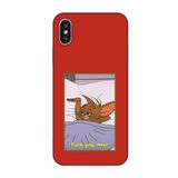 PSR aksesuar (9618) Kırmızı Kırmızı Telefon Kılıfı iPhone X ile uyumlu