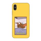 PSR aksesuar (9622) Sarı Sarı Telefon Kılıfı iPhone X ile uyumlu