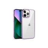 PSR aksesuar Açık Mor Zore Pixel Kılıf-Açık Mor iPhone 14 Pro Max ile uyumlu