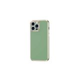 PSR aksesuar Açık Yeşil Zore Bark Kılıf-Açık Yeşil iPhone 12 Pro ile uyumlu