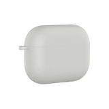 PSR Aksesuar AirPods Pro 3 Uyumlu Silikon Kılıf – Darbe ve Çizilme Koruyucu, Soft Touch Silikon, Kablosuz Şarj Destekli, Taşıma İpi Slotlu (Krem)