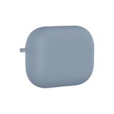 PSR Aksesuar AirPods Pro 3 Uyumlu Silikon Kılıf – Darbe ve Çizilme Koruyucu, Soft Touch Silikon, Kablosuz Şarj Destekli, Taşıma İpi Slotlu (Lavendery Grey)