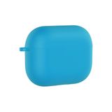PSR Aksesuar AirPods Pro 3 Uyumlu Silikon Kılıf – Darbe ve Çizilme Koruyucu, Soft Touch Silikon, Kablosuz Şarj Destekli, Taşıma İpi Slotlu (Mavi)