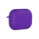 PSR Aksesuar AirPods Pro 3 Uyumlu Silikon Kılıf – Darbe ve Çizilme Koruyucu, Soft Touch Silikon, Kablosuz Şarj Destekli, Taşıma İpi Slotlu (Mor)