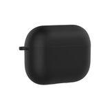 PSR Aksesuar AirPods Pro 3 Uyumlu Silikon Kılıf – Darbe ve Çizilme Koruyucu, Soft Touch Silikon, Kablosuz Şarj Destekli, Taşıma İpi Slotlu (Siyah)
