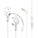 PSR Aksesuar AK-P9 3.5mm Kulaklık – Çift Mikrofonlu, HD & 3D Surround Ses, Güçlü Bass, Gürültü Önleyici, Ergonomik Kulak İçi Kulaklık (Beyaz)