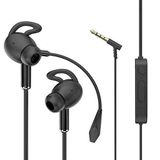 PSR Aksesuar AK-P9 3.5mm Kulaklık – Çift Mikrofonlu, HD & 3D Surround Ses, Güçlü Bass, Gürültü Önleyici, Ergonomik Kulak İçi Kulaklık (Siyah)
