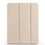 PSR Aksesuar Apple iPad 11. Nesil 2025 Kılıf - Zore Smart Cover, Kalem Bölmeli, Standlı, Manyetik Kapaklı, Premium Deri Tablet Koruyucu (Gold)