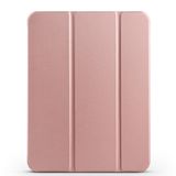 PSR Aksesuar Apple iPad 11. Nesil 2025 Kılıf - Zore Smart Cover, Kalem Bölmeli, Standlı, Manyetik Kapaklı, Premium Deri Tablet Koruyucu (Rose Gold)