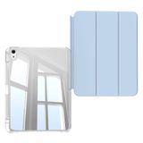 PSR Aksesuar Apple iPad Air 13 2025 M3 Kılıf Magnetik Ayrılabilen Airbagli Zore Sliding Tablet Kılıfı – Akıllı Uyandırma, Darbe Koruma, Apple Pencil Tutucu (Açık Mavi)