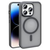 PSR Aksesuar Apple iPhone 14 Serisi Uyumlu Sio Kılıf – Mat Arka Yüzey | Kablosuz Şarj Destekli | Kamera Koruma | Darbeye Dayanıklı Telefon Kılıfı (Gri, iPhone 14 Pro)