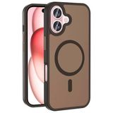 PSR Aksesuar Apple iPhone 16 Serisi Uyumlu Sio Kılıf – Mat Arka Yüzey | Kablosuz Şarj Destekli | Kamera Koruma | Darbeye Dayanıklı Telefon Kılıfı (Rose Brown, iPhone 16 Plus)