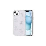 PSR aksesuar Ayı Kabartma Figürlü Parlak Zore Eralli Silikon Kılıf-Ayı iPhone 15 ile uyumlu