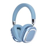 PSR Aksesuar B35 Bluetooth Kulaklık - Ayarlanabilir Kulak Üstü Tasarım | Yüksek Bass Ses Kalitesi | Konforlu Sünger Kafa Bandı, (Mavi)