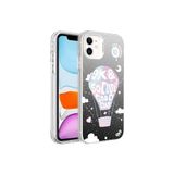 PSR aksesuar Balon Desenli Zore Silver Sert Kılıf-Balon iPhone 11 ile uyumlu