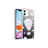 PSR aksesuar Balon Desenli Zore Silver Sert Kılıf-Balon iPhone 12 ile uyumlu