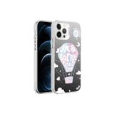 PSR aksesuar Balon Desenli Zore Silver Sert Kılıf-Balon iPhone 12 Pro Max ile uyumlu