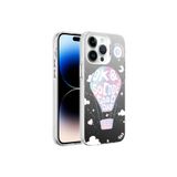 PSR aksesuar Balon Desenli Zore Silver Sert Kılıf-Balon iPhone 14 Pro ile uyumlu