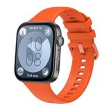 PSR aksesuar Band Serisi Klasik Kordon Silikon Strap Kayış-Turuncu Huawei Watch Fit 3 ile uyumlu
