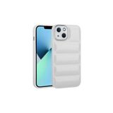 PSR aksesuar Beyaz Kamera Korumalı Parlak Airbag'li Zore Galya Kılıf-Beyaz iPhone 14 Plus ile uyumlu
