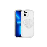 PSR aksesuar Beyaz Kamera Korumalı Pop Soketli Renkli Zore Ofro Kılıf-Beyaz iPhone 11 ile uyumlu