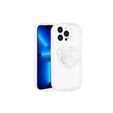 PSR aksesuar Beyaz Kamera Korumalı Pop Soketli Renkli Zore Ofro Kılıf-Beyaz iPhone 12 Pro Max ile uyumlu
