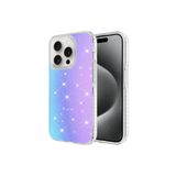 PSR aksesuar Beyaz Parlak Renk Geçişli Zore Velle Kılıf-Beyaz iPhone 15 Pro Max ile uyumlu