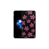 PSR aksesuar Çiçek Simli Desenli Kamera Korumalı Parlak Zore Popy Kılıf-Çiçek iPhone SE 2020 ile uyumlu