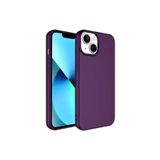 PSR aksesuar Derin Mor Kadife Iç Yüzeyli (şık Tasarım) Silikon Kılıf Derin Mor Apple Iphone 14 ile uyumlu
