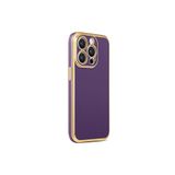 PSR aksesuar Derin Mor Zore Bark Kılıf-Derin Mor iPhone 14 Pro ile uyumlu