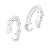 PSR Aksesuar Earhook Kulaklık Tutucu Aparat – Evrensel Uyumlu, Düşme Önleyici, Ayarlanabilir Kanca Tasarım, Spor ve Günlük Kullanım için Rahat Kulaklık Askısı (Beyaz)